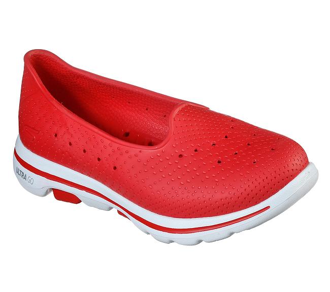 Zapatillas Para Caminar Skechers Mujer - GOwalk 5 Rojo JFGMS8517